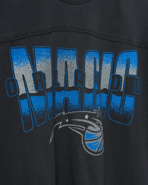 Junk Food Clothing Women's Magic Courtside Cropped Tee True Black