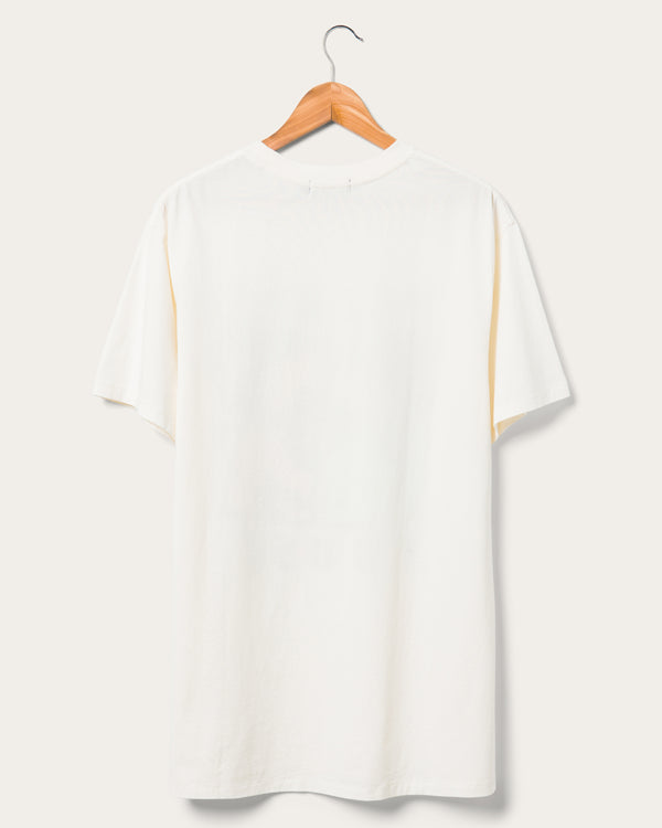 Junk Food Clothing Women's Mickey Squares Tee Dress Vintage White