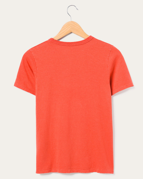 Junk Food Clothing Women's Miller The Best Milwaukee Beer Original Tee Washed Red