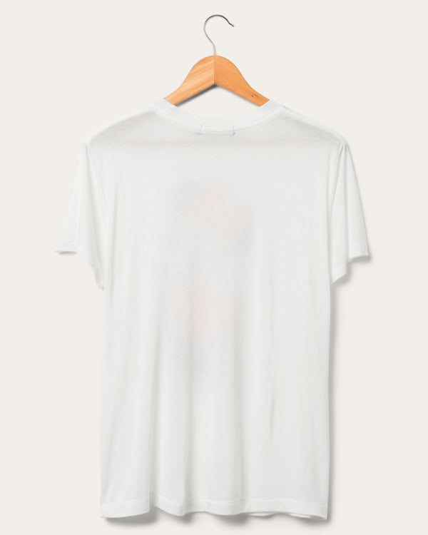 Junk Food Clothing Women's Minnie Mouse Vintage Tissue Tee Vintage White