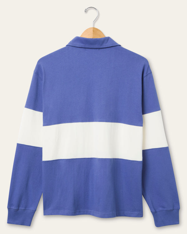 Junk Food Clothing Women's New York Giants Rugby Long Sleeve Liberty