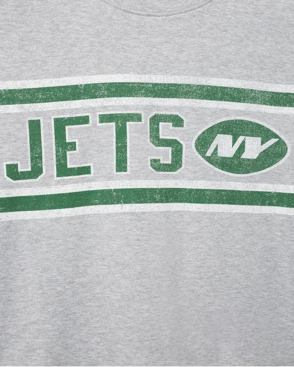 Junk Food Clothing Women's New York Jets Sideline Baby Tee Heather Grey