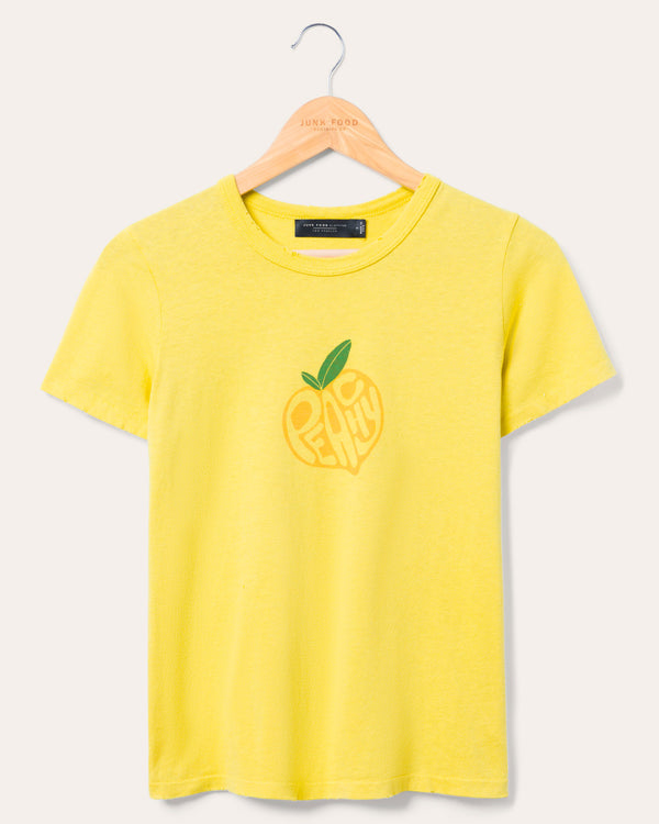 junk food clothing Women's Peachy Original Tee Dusty Citron