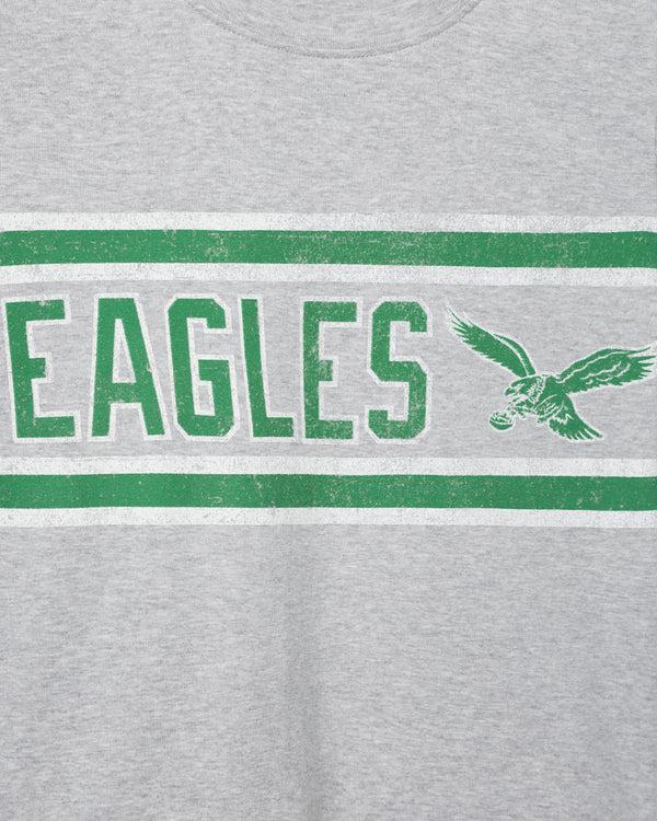 Junk Food Clothing Women's Philadelphia Eagles Sideline Baby Tee Heather Grey