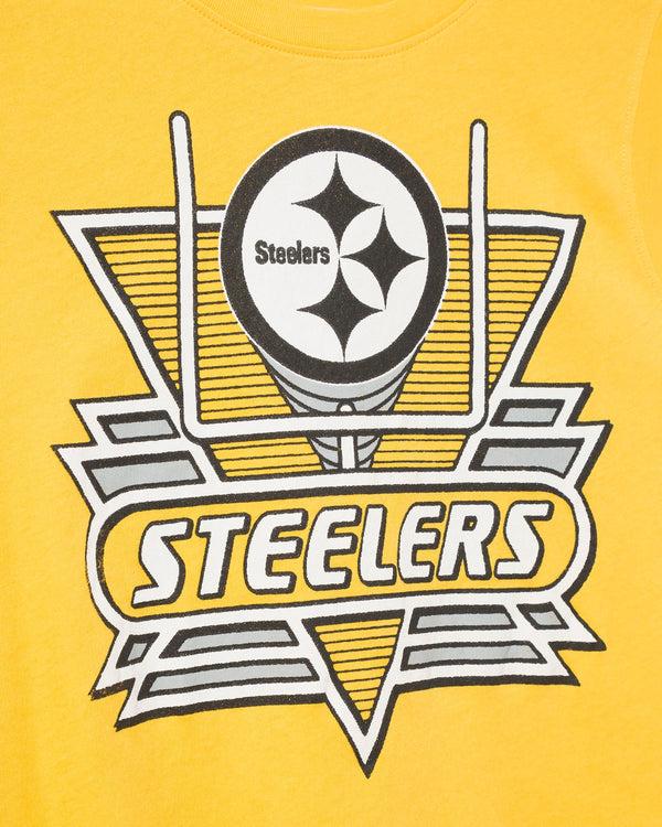 Junk Food Clothing Women's Pittsburgh Steelers Field Goal Tank Mustard