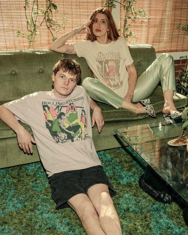 Junk Food Clothing Women's Rapture Blondie Vintage Tee Pastel