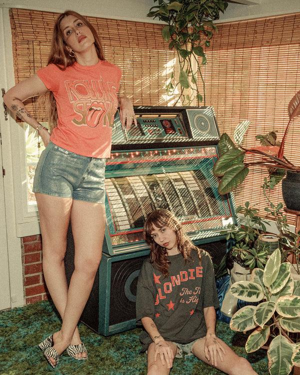 Junk Food Clothing Women's Rolling Stones Hot Lips Original Tee Tigerlily