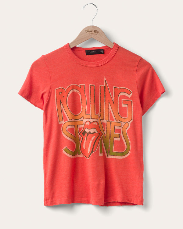 junk food clothing Women's Rolling Stones Hot Lips Original Tee Tigerlily