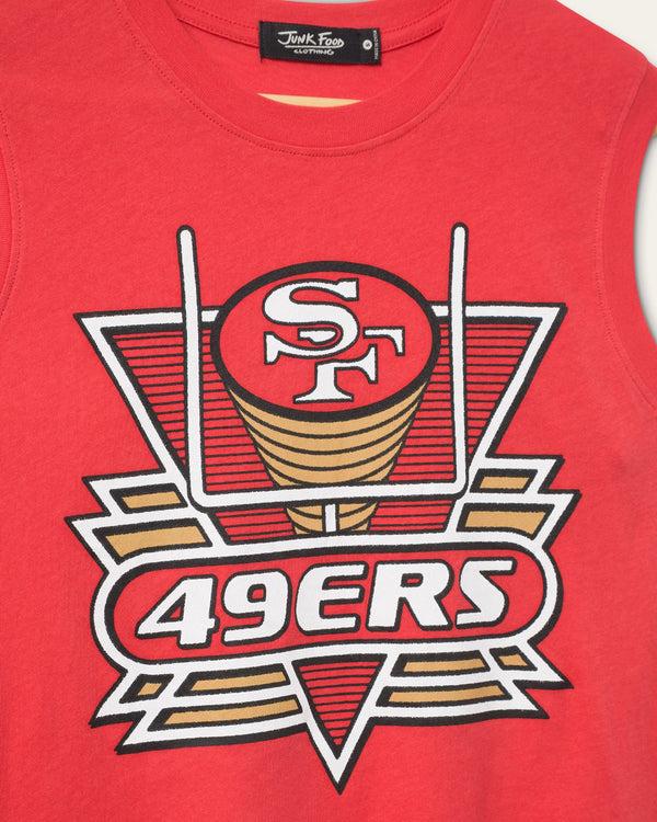 Junk Food Clothing Women's San Francisco 49ers Field Goal Tank Licorice