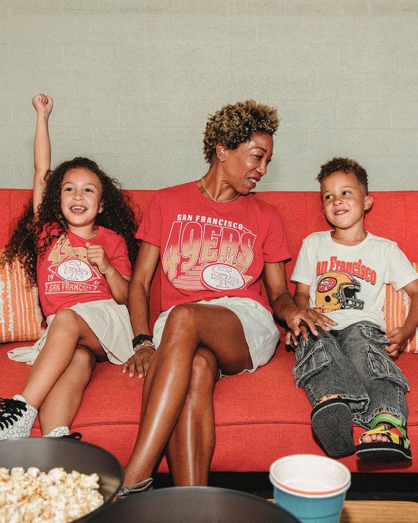 Junk Food Clothing Women's San Francisco 49ers Vintage Tee Licorice