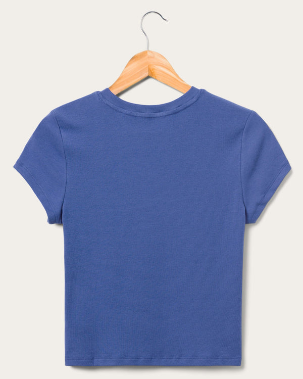 Junk Food Clothing Women's Seattle Seahawks Baby Tee Liberty