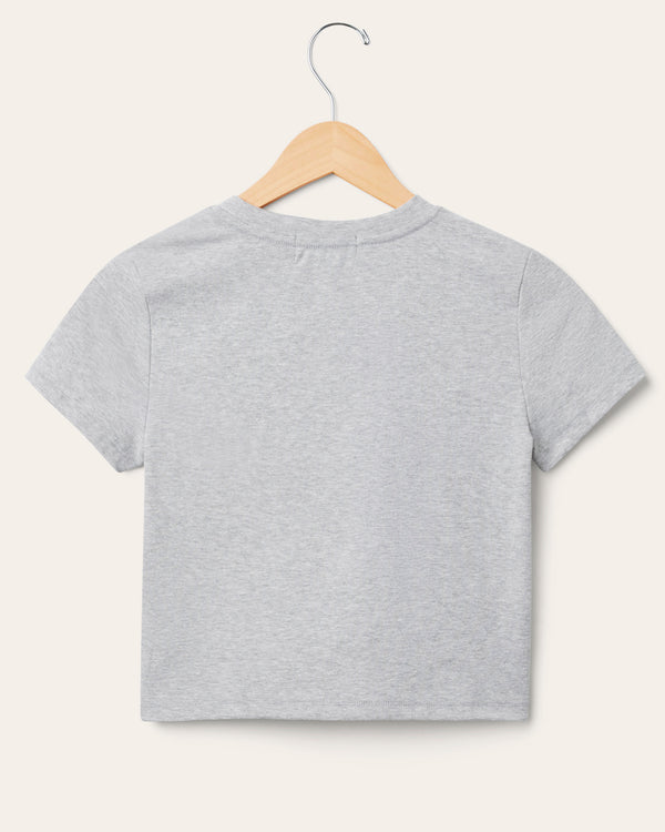 Junk Food Clothing Women's Seattle Seahawks Sideline Baby Tee Heather Grey