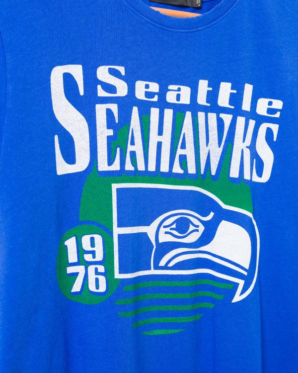 Junk Food Clothing Women's Seattle Seahawks Sunset Vintage Tee Liberty