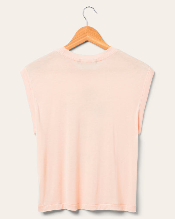 Junk Food Clothing Women's Sparkle Mickey Vintage Tissue Tank Spanish Villa