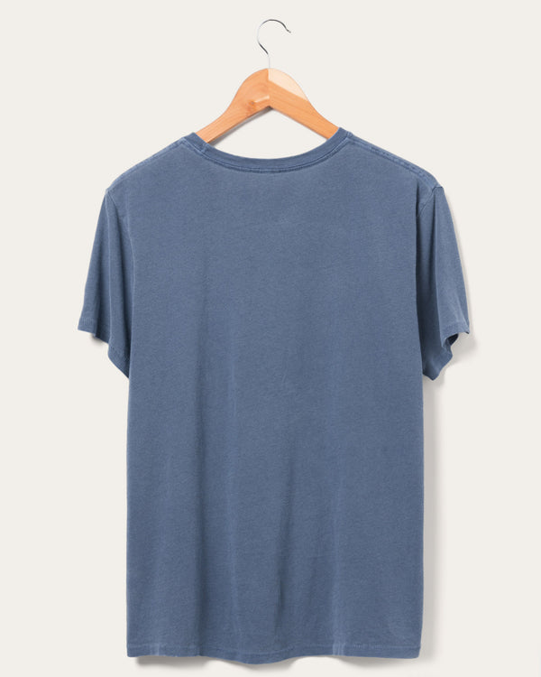 Junk Food Clothing Women's Star Wars™ Galaxy Far Far Away Vintage Destroy Tee Blue Indigo