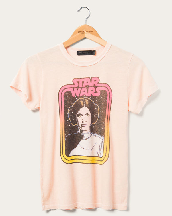 junk food clothing Women's Star Wars™ Leia Original Tee Spanish Villa