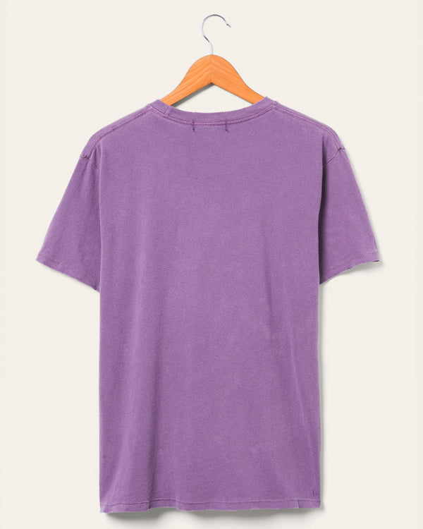 Junk Food Clothing Women's Suns Banner Vintage Tee Purple