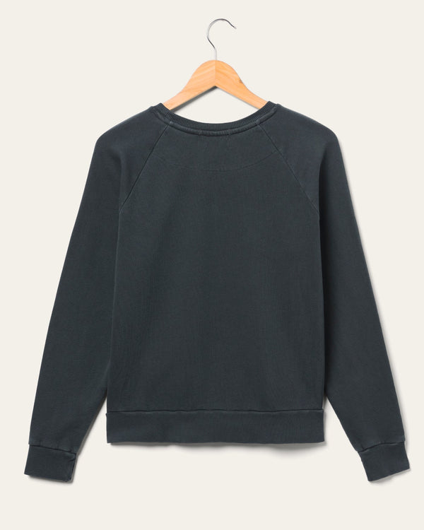 Junk Food Clothing Women's The Rolling Stones US Tour '81 Fleece Raglan Vintage Black