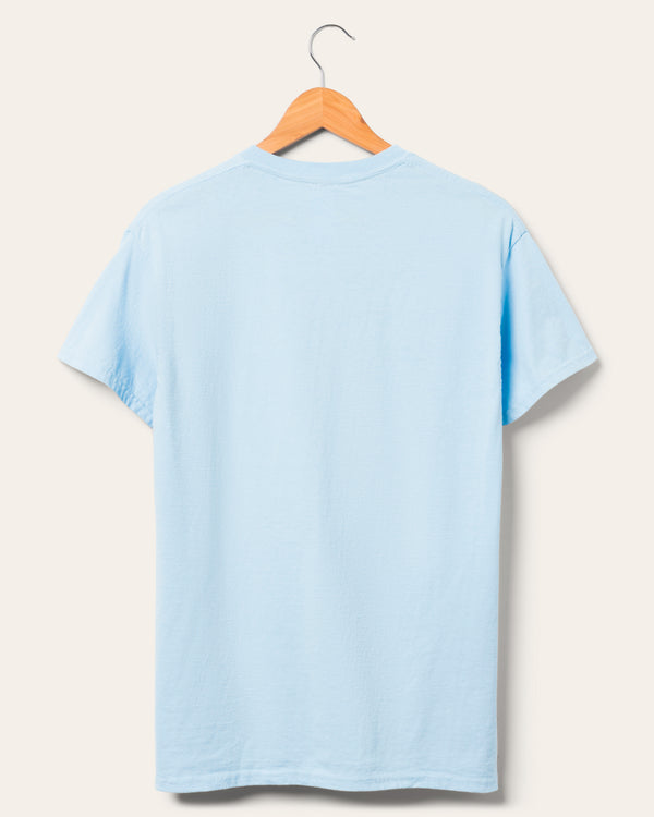 Junk Food Clothing Women's What Would Barbie Do Flea Market Tee Light Blue