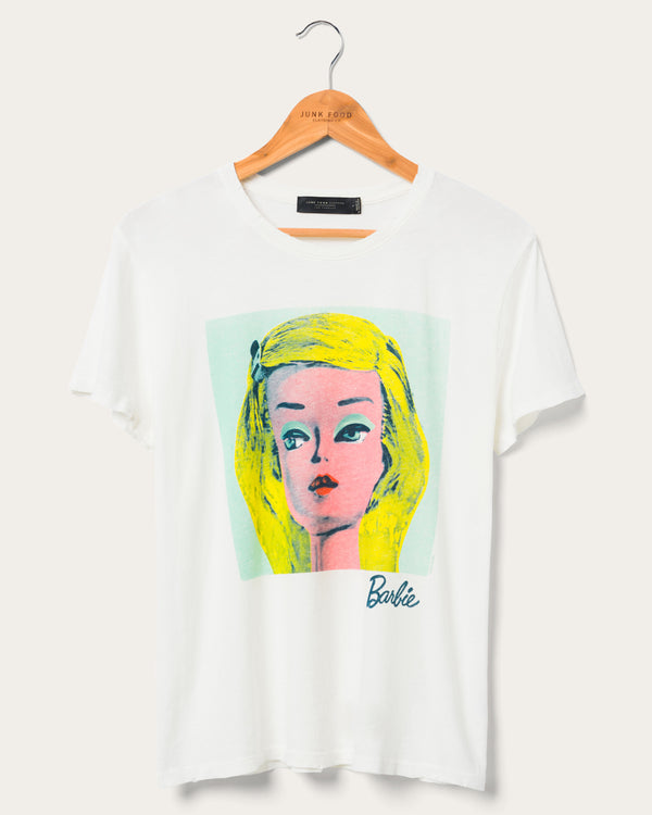 junk food clothing Womens Barbie Vintage Tee Vintage White
