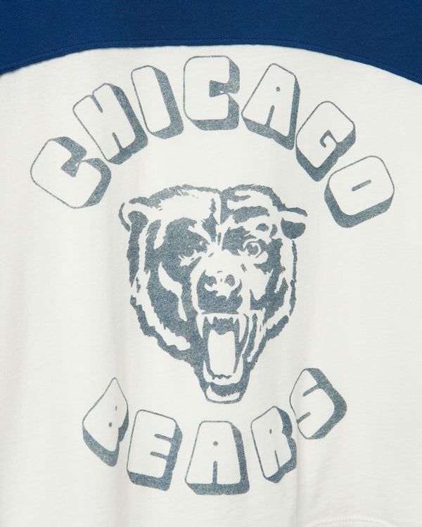 Junk Food Clothing Womens Bears Hail Mary Tee SUGAR/TRUE NAVY