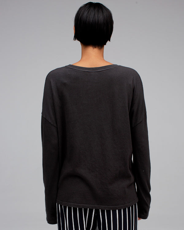 Junk Food Clothing WOMENS BUDWEISER LONG SLEEVE VINTAGE BLACK