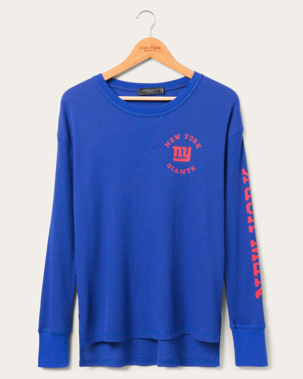 junk food clothing Womens Giants Timeout Thermal LIBERTY
