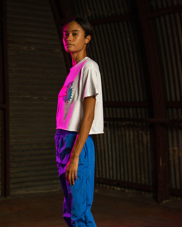 Junk Food Clothing WOMENS MARVEL POP ART LOGO CROP TEE XXS