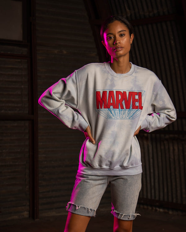 Junk Food Clothing WOMENS MARVEL TIE DYE FLEECE TIE DYE