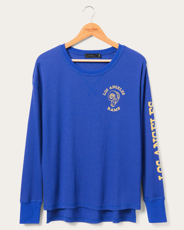 junk food clothing Womens Rams Timeout Thermal LIBERTY