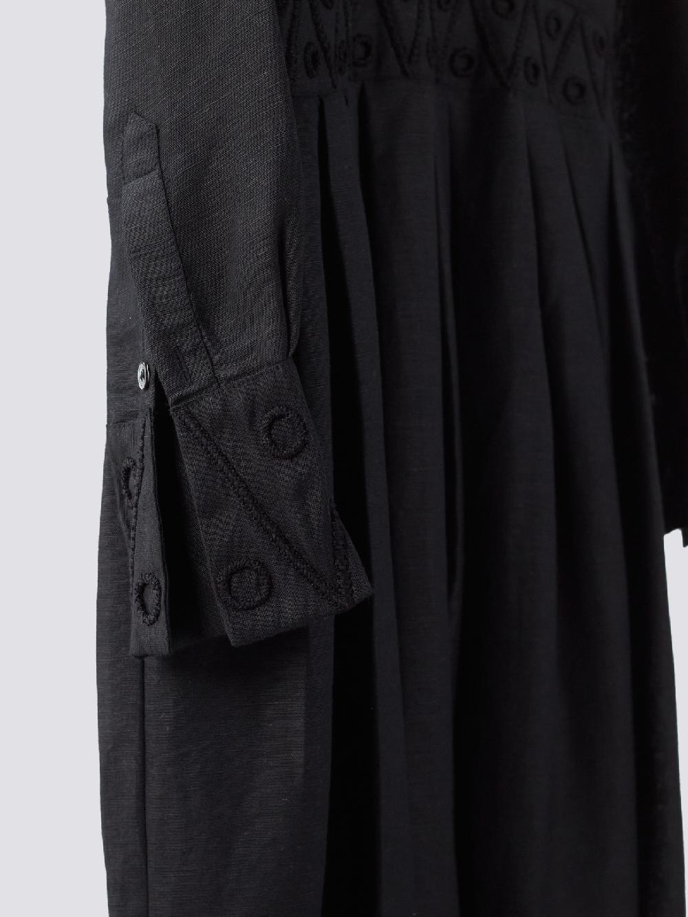 Jupe By Jackie Agrigan Dr - Black Linen Viscose Dresses