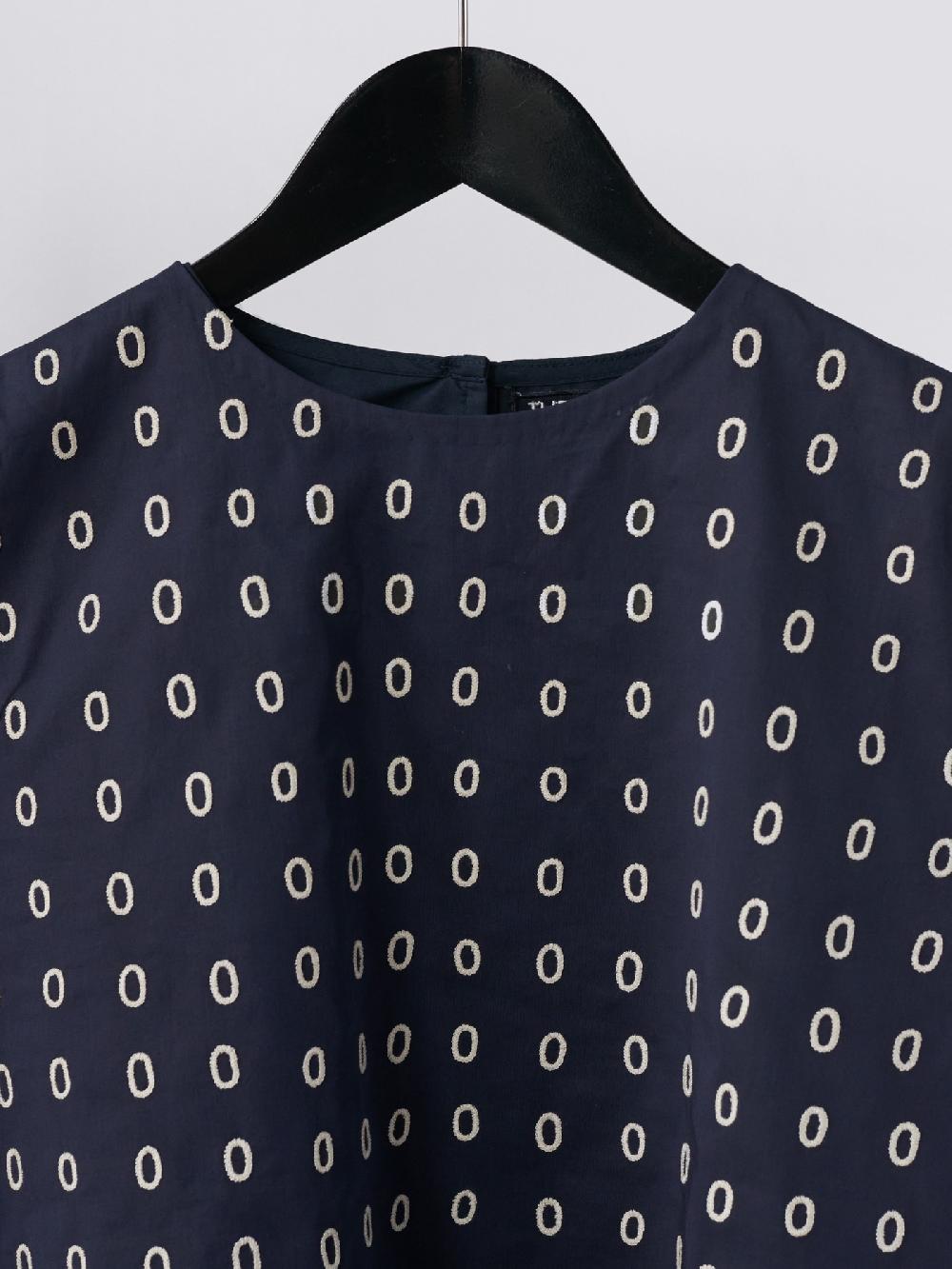 Jupe By Jackie Aguas II - Navy 100% Swiss Cotton Voile