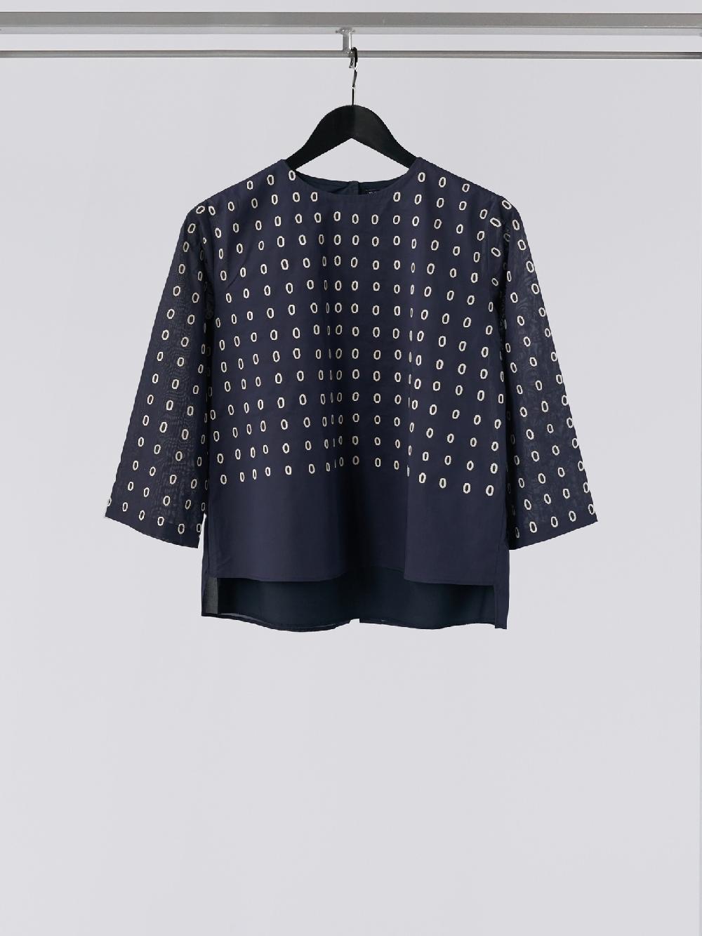 jupe by jackie Aguas II - Navy 100% Swiss cotton voile