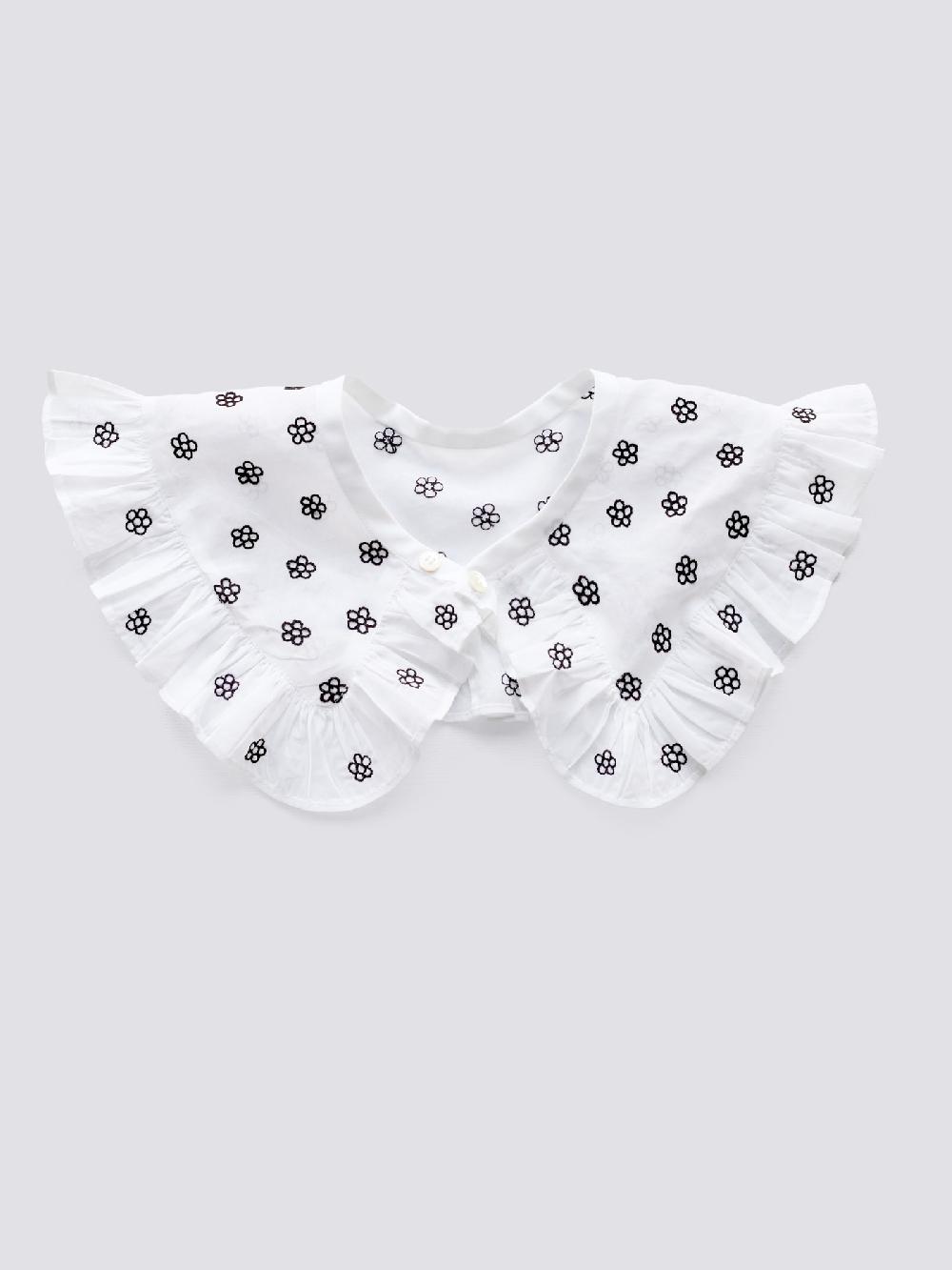 jupe by jackie Ann - (Off) White 100% Swiss cotton organdie Collars