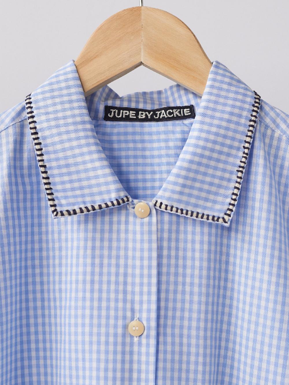 Jupe By Jackie Araliya - Light Blue 100% Cotton Poplin