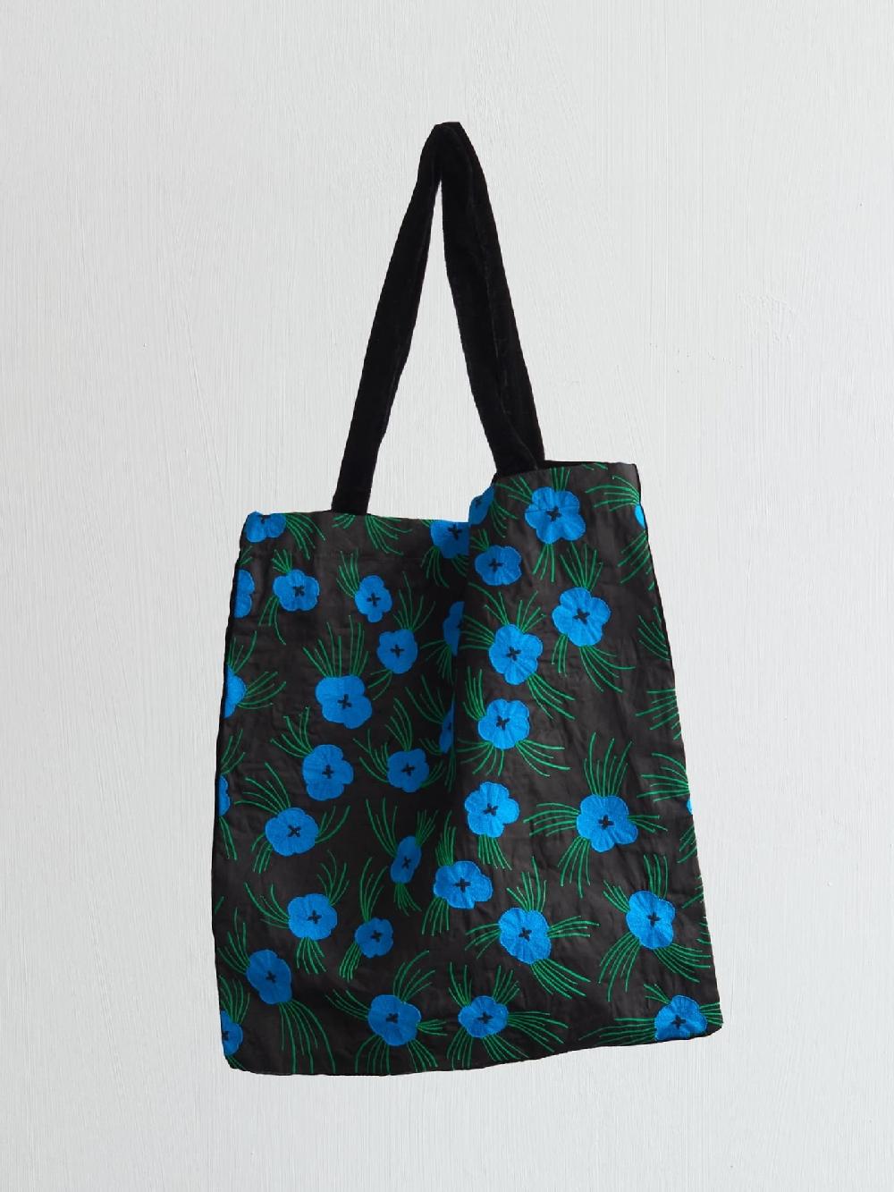 jupe by jackie Bellini II - Black 100% silk velvet Floral