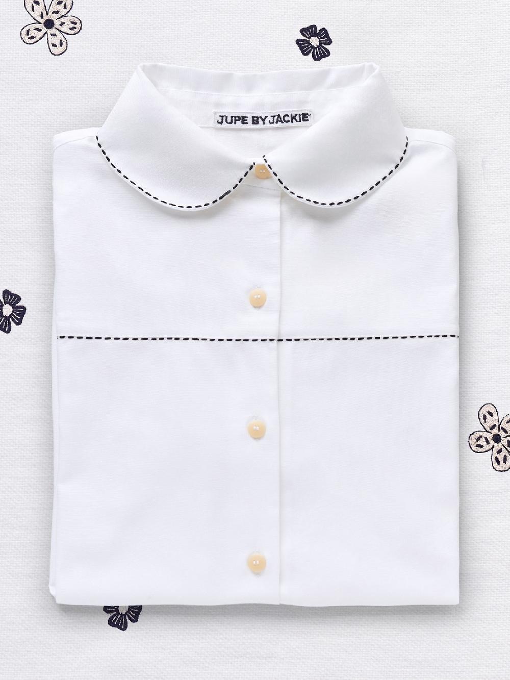 jupe by jackie Boku - (Off) White 100% cotton Tops+Shirts