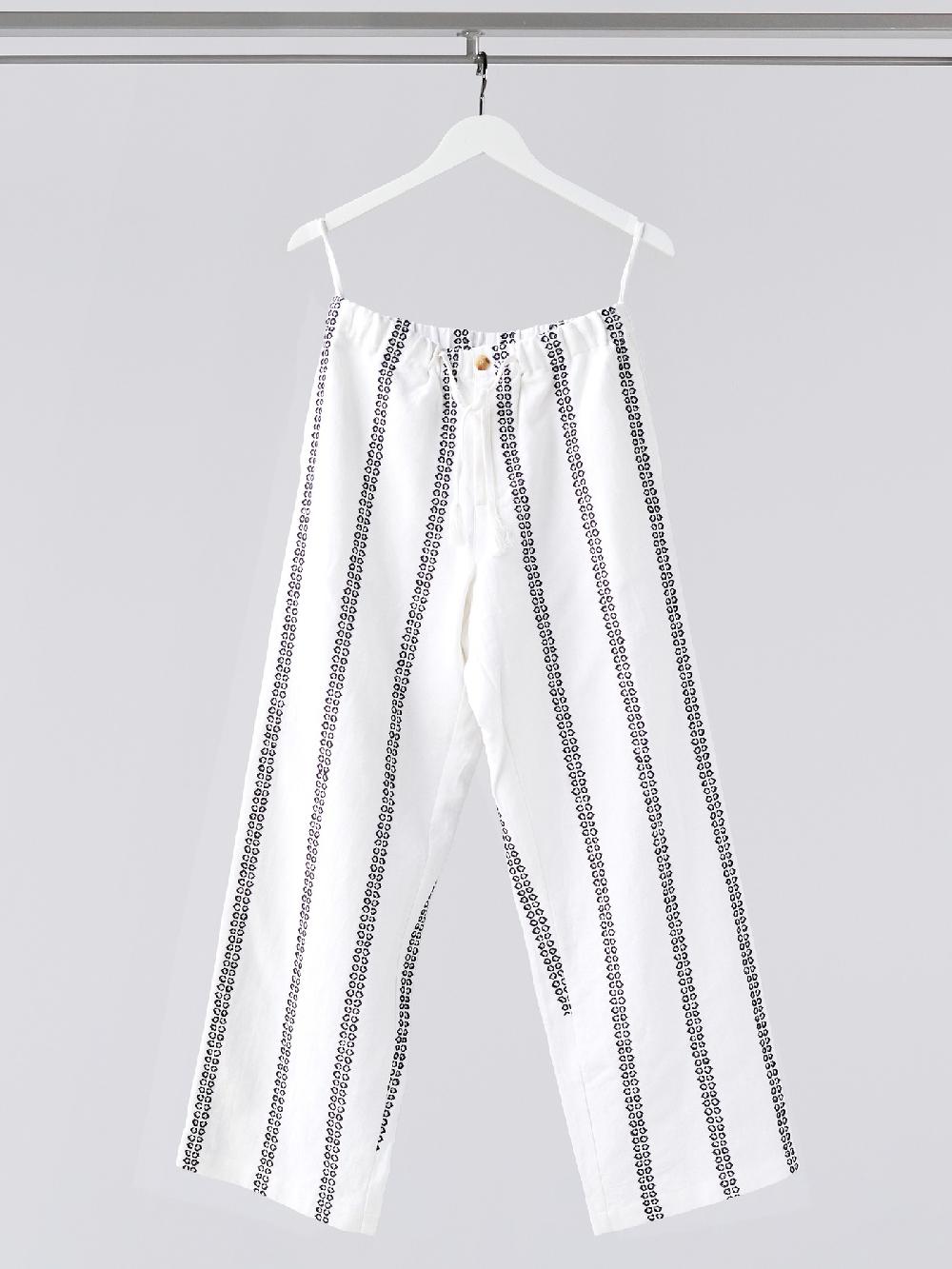 jupe by jackie Bolton Pt. - (Off) White 100% cotton Pants