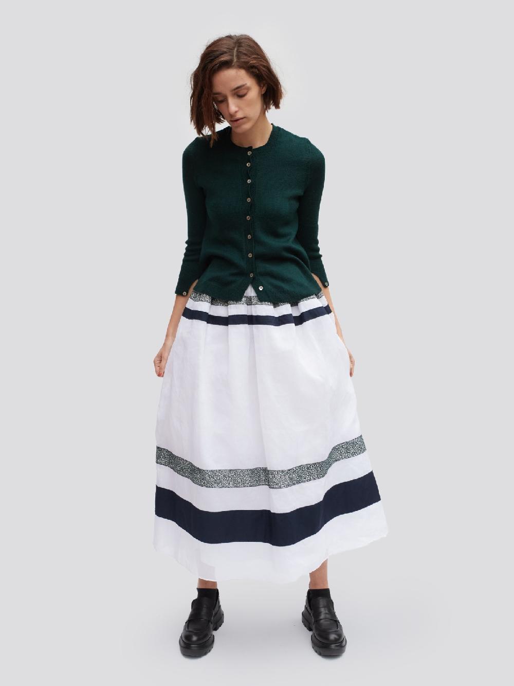 Jupe By Jackie Boulbon - (Off) White 100% Swiss Cotton Organdie