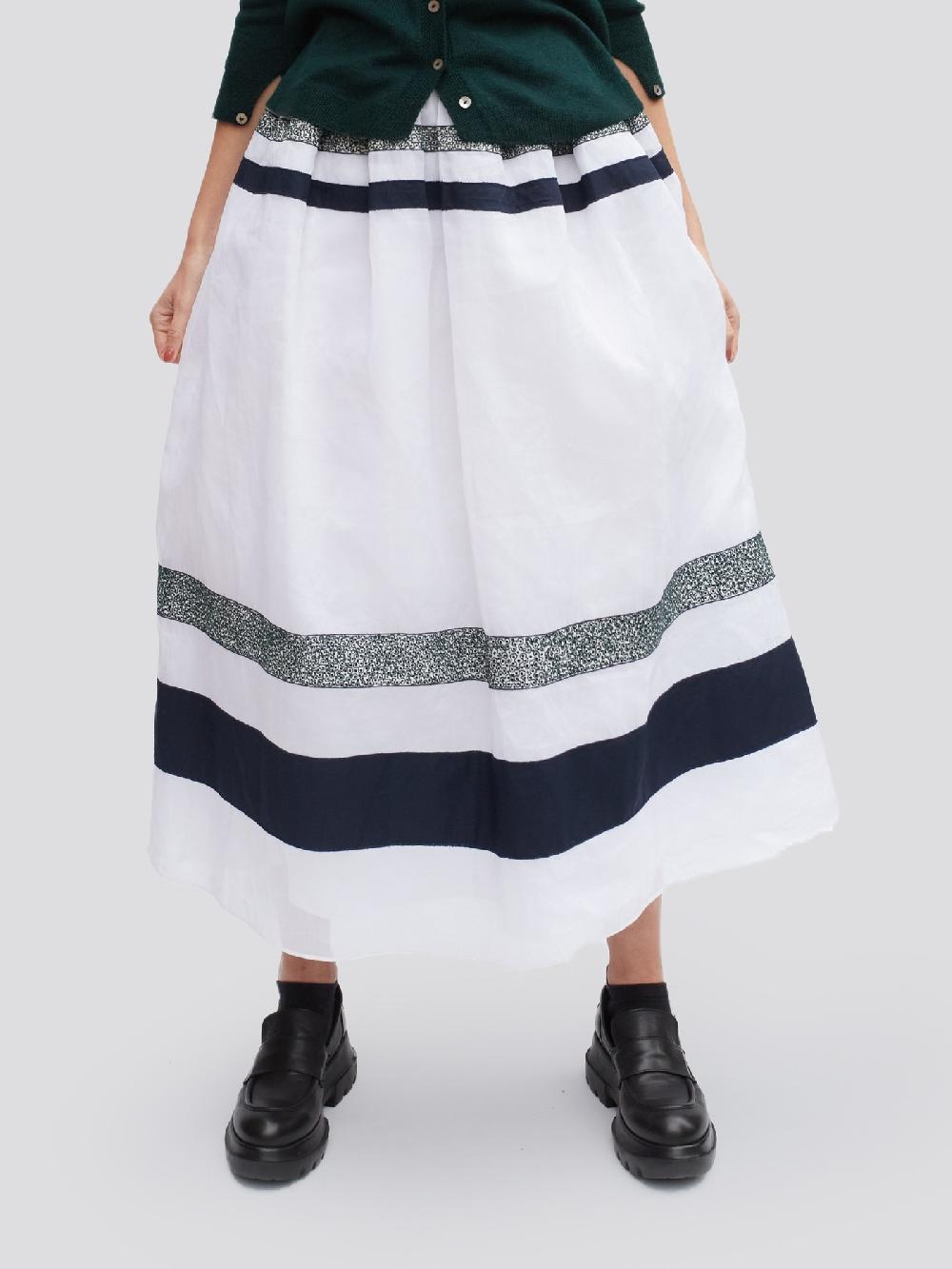 Jupe By Jackie Boulbon - (Off) White 100% Swiss Cotton Organdie