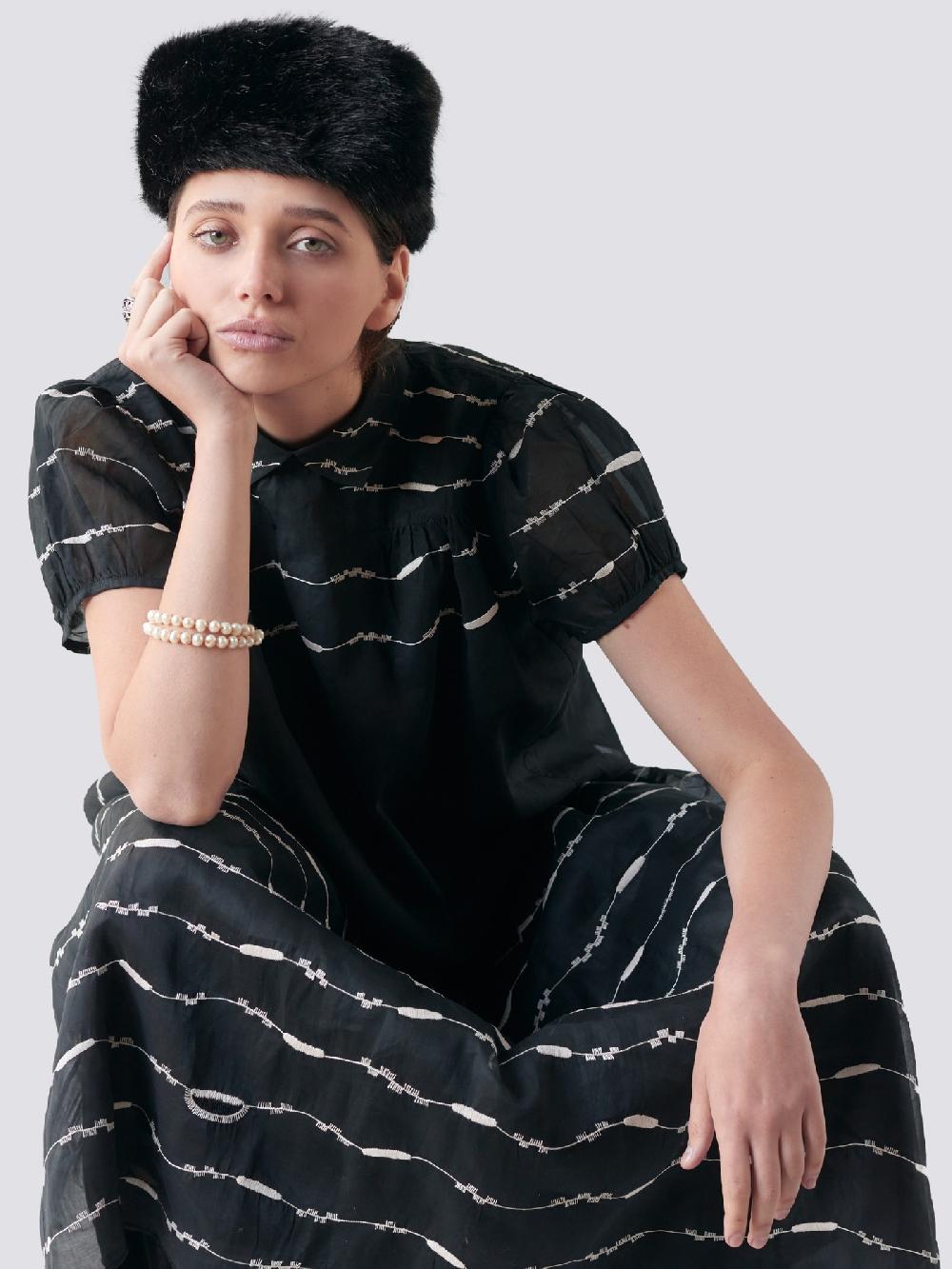 Jupe By Jackie Brick Sk - Black 100% Swiss Cotton Organdie