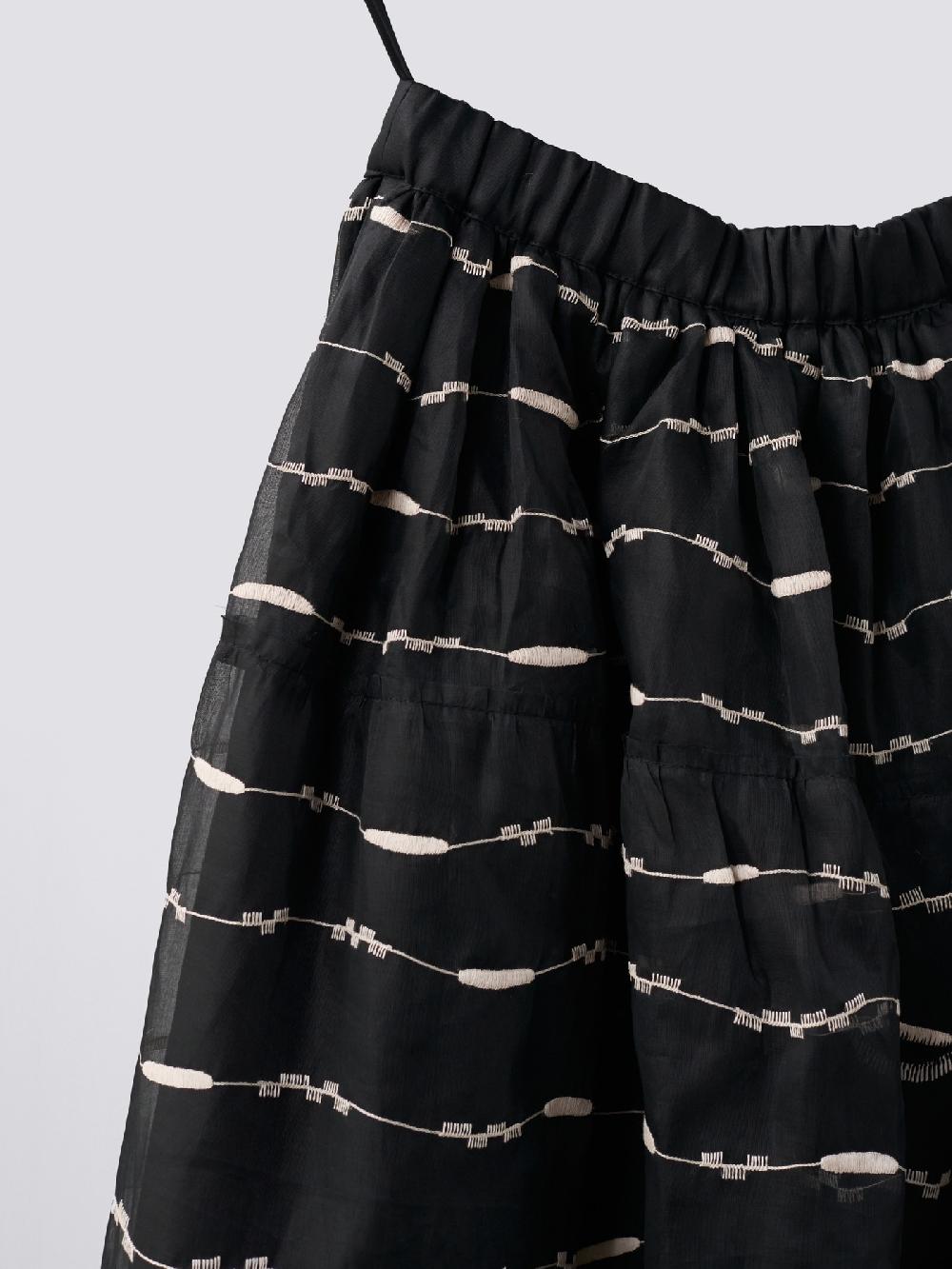 Jupe By Jackie Brick Sk - Black 100% Swiss Cotton Organdie