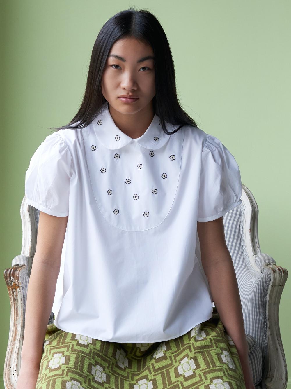 jupe by jackie Broch White - (Off) White 100% cotton poplin