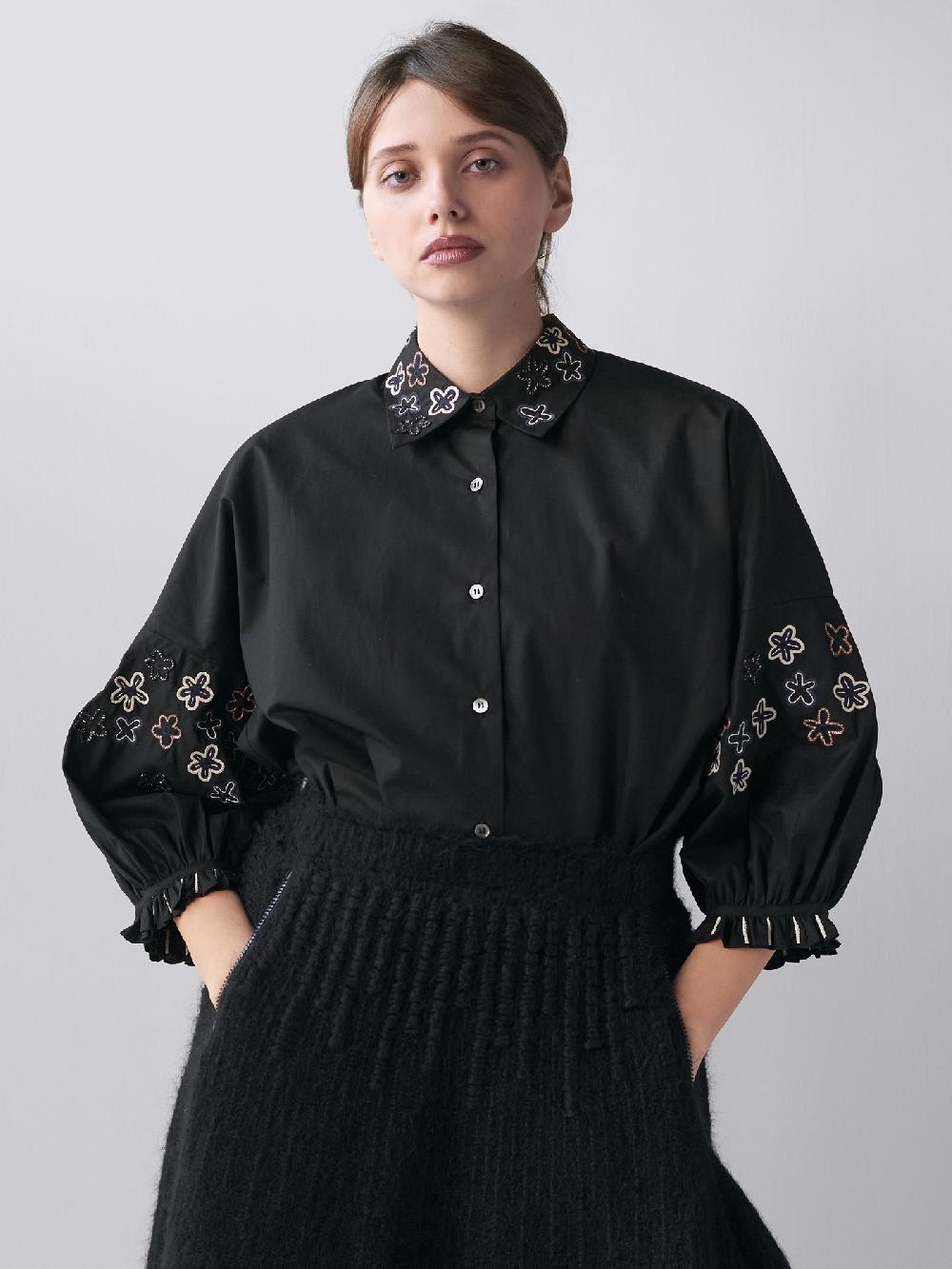 jupe by jackie Bundalu - Black 100% cotton poplin Tops+Shirts More