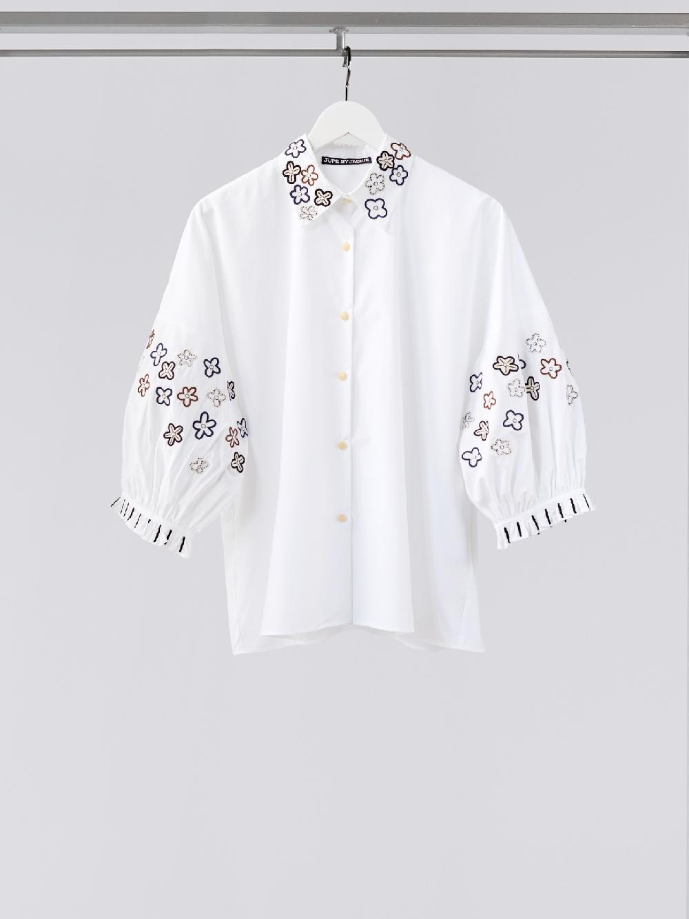 jupe by jackie Bundalu - (Off) White 100% cotton poplin Tops+Shirts More