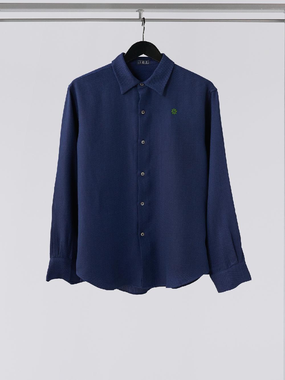 jupe by jackie Capp Blue Linen - Navy linen wool blend