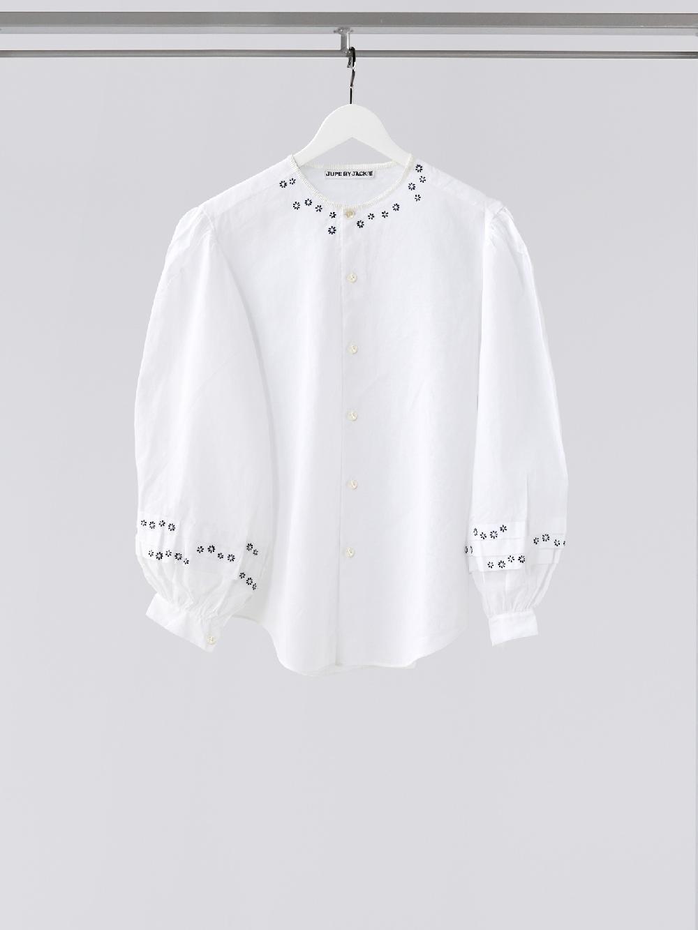 jupe by jackie Chet II - (Off) White 100% cotton Tops+Shirts