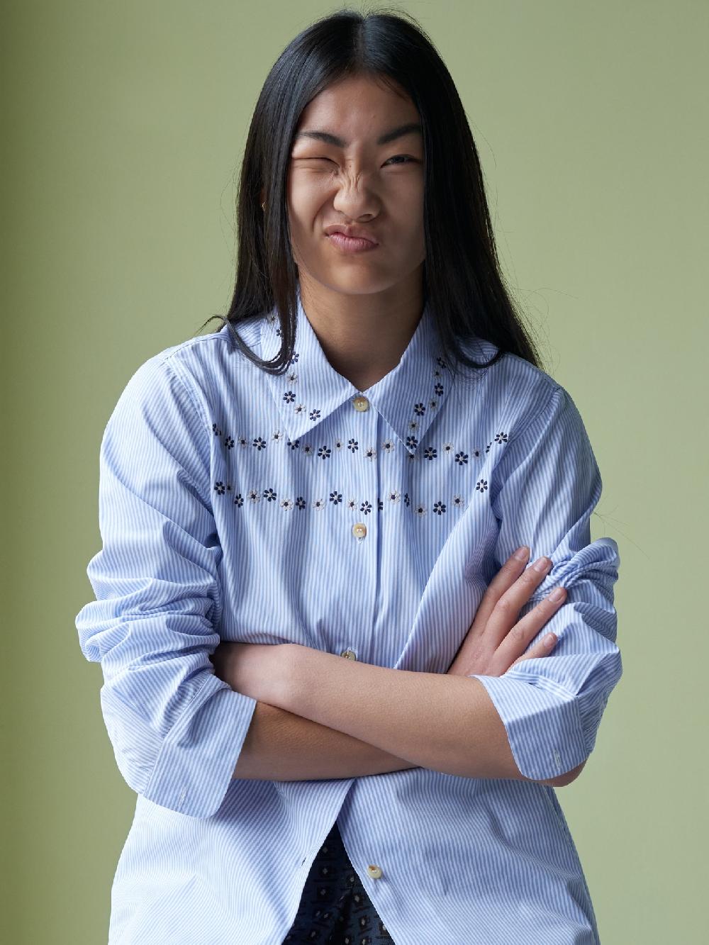 jupe by jackie Chicago - Light Blue 100% cotton Tops+Shirts