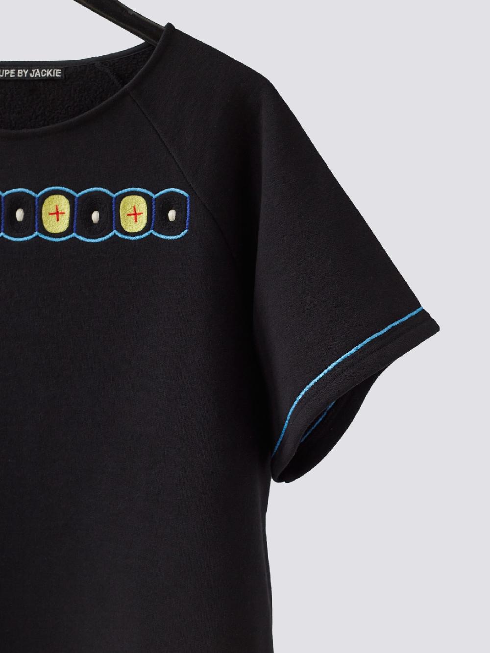 Jupe By Jackie Coretta T - Black 98% Cotton 2% Elastine