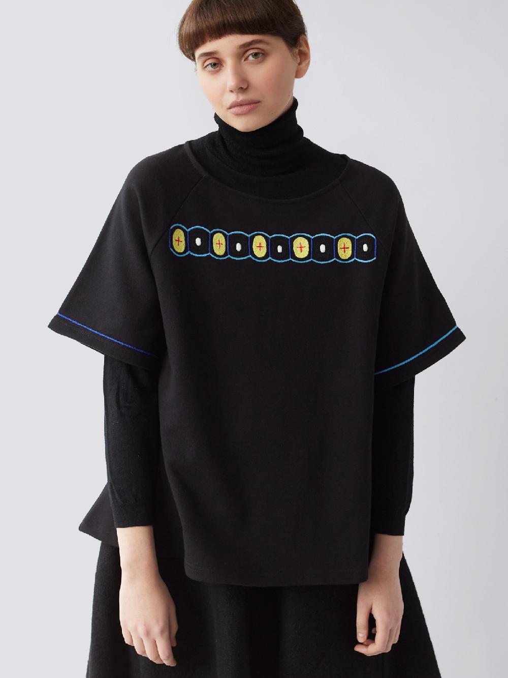 jupe by jackie Coretta T - Black 98% cotton 2% elastine